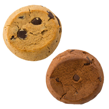 Rule Breaker Snacks Brownie Blondie Variety Pack | Vegan, Gluten-Free | 1.9 oz (Pack of 4) | Chocolate Chip Blondie & Chocolate Brownie