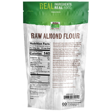 Now Foods, Almond Flour With Essential Fatty Acids, 5 G Carbs Per Serving, 10-Ounce (Packaging May Vary)