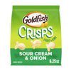Goldfish Crisps Sour Cream & Onion Baked Chip Cracker Snacks, 6.25 Oz Bag