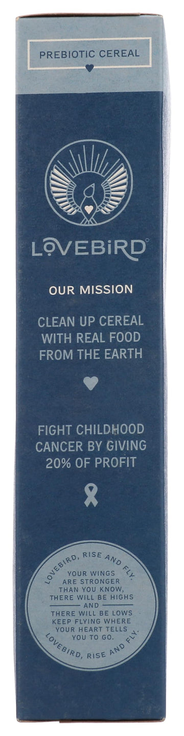 Lovebird Organic Grain Free Unsweetened OS Cereal, 7 Oz