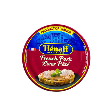 From France Henaff French Pork Liver Pate -Pate De Foie 130 Gr Pack Of 3