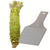 Nordic Catch Fresh Japanese Wasabi Root with Steel Shark Grater - Full Portion - Silver