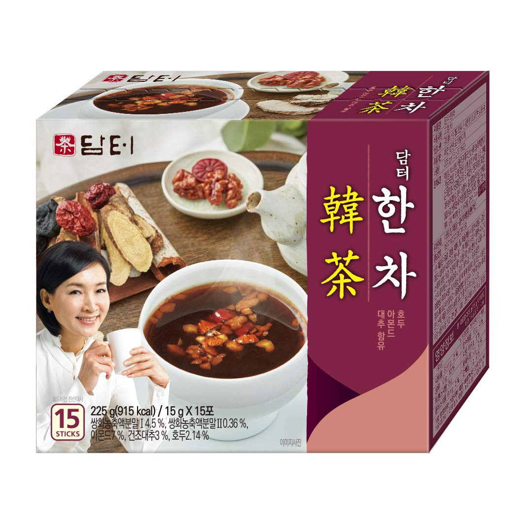 Damtuh Korea Traditional Han Tea Herbal Tea Single Serve 15G X 15 Sticks