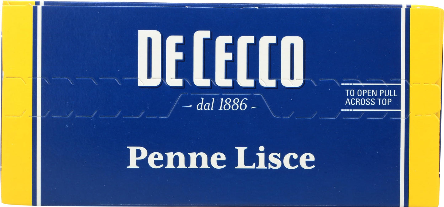 De Cecco Pasta Penne Lisce,Size 16 Oz,(Pack Of 12)