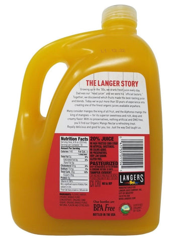 Langers Organic Mango Nectar (Net Wt 128 Fl Oz),, ()