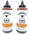 Kinder s Marinades, BBQ, Dipping & Wing Sauces - 2 bottles (Honey Hot BBQ 15.5oz)