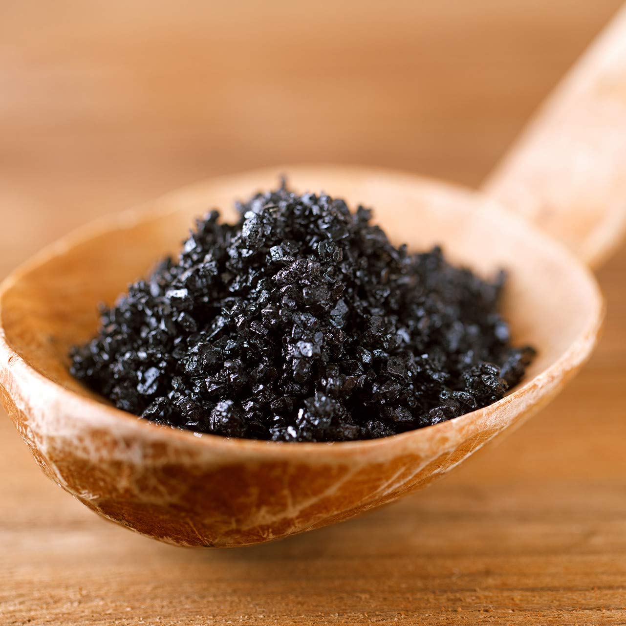 The Spice Lab Black Salt - Real Hawaiian Black Lava Salt - Fine 1 Pound - OU Kosher Gluten-Free Non-GMO Gourmet Salt - Authentic