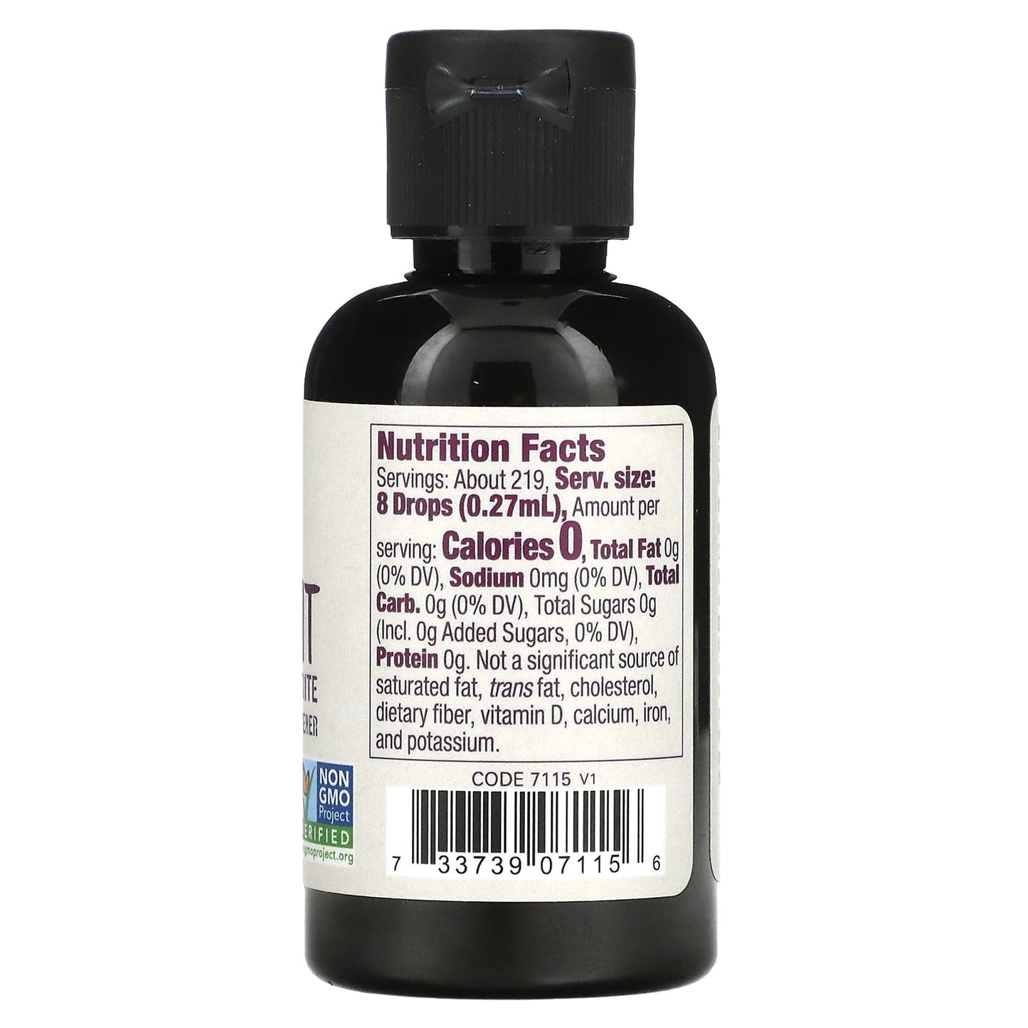 NOW Foods Organic Monk Fruit Liquid Sweetener, -Free, 2 Fl Oz, Non-GMO, Amber Color