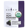 Koyah - Organic Acai Powder (150G - 50 Servings): Brazil Grown, Freeze-Dried, 100% Pure, No Citric Acid Added, Great In Smoothies And Bowls