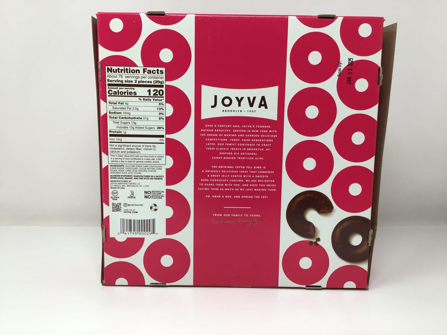 Joyva Raspberry Jell Rings (NOT ORIGINAL FROM JOYVA)