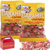 Original Caramel Creams - Made With Real Milk And Cream - Goetze Candy Individually Wrapped Pack Of 2 - Treat Box Included. (2 B