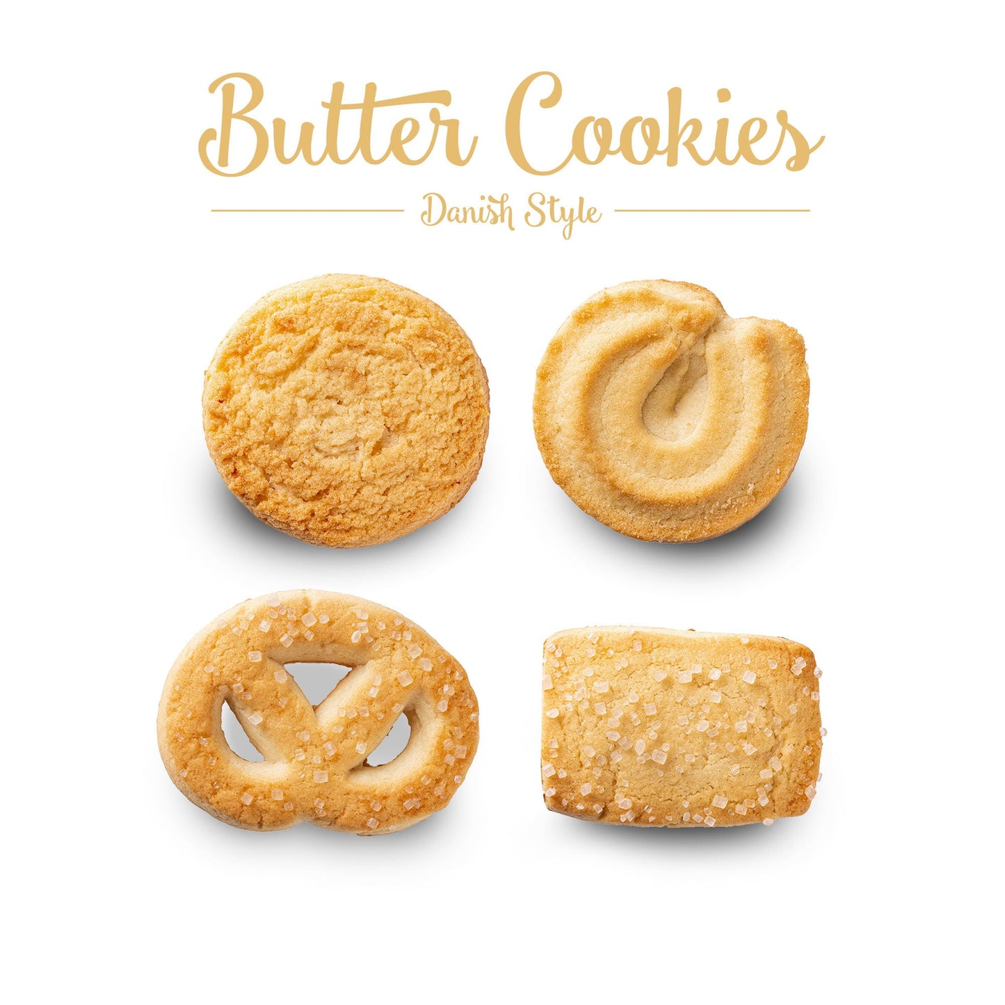 Mattigan'S Butter Cookies Traditional Danish Style Cookie Assortment, 16 Oz Tin, Gourmet Gifts For Holidays, Birthday, Special O