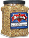 Gourmet Roasted Salted Sunflower Seeds by It's Delish, 38 Oz Jumbo Container (Jar) - Bulk Shelled Sunflower Seeds Kernels with S