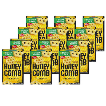 Post Honeycomb Cereal, Made With Real Honey, Kosher, 12.5 Ounce (Pack Of 12)