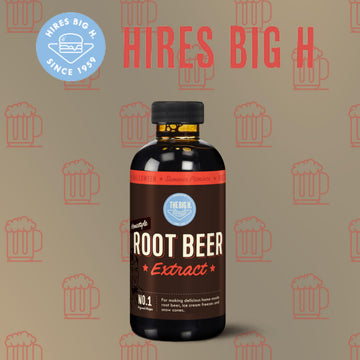 Hires Big H Root malt-inspired Extract, Soda Syrup, 4 Fl Oz, Brown, Model 8541916077