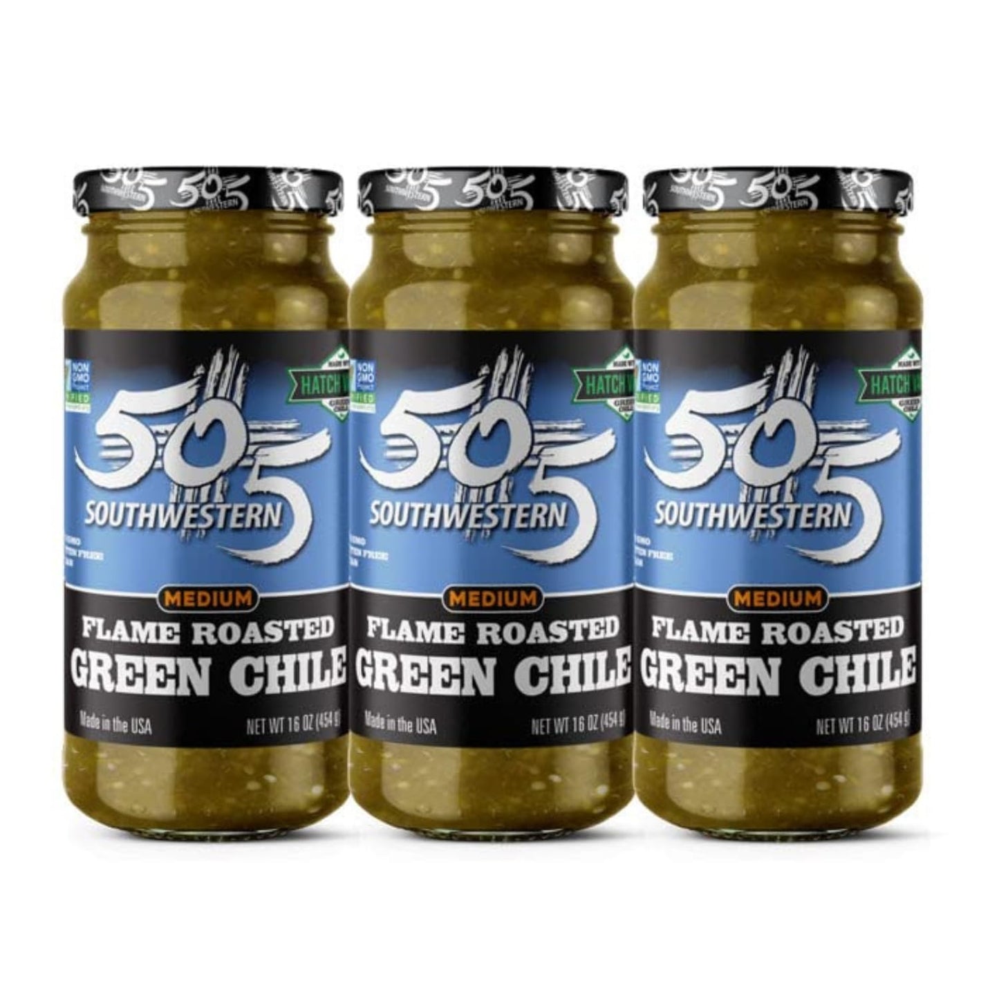 505 Southwestern (3-16Oz Value Pack, Flame Roasted Green Chile)