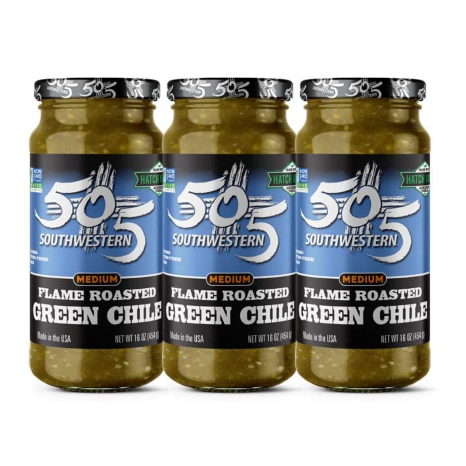 505 Southwestern (3-16Oz Value Pack, Flame Roasted Green Chile)