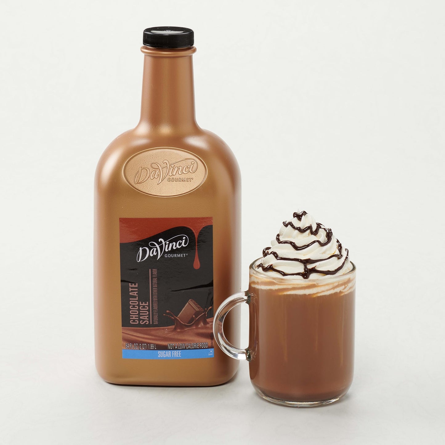 Davinci Gourmet Sugar Free Chocolate Sauce, 64 Fluid Ounces (Pack Of 1)