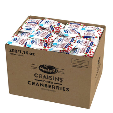 Ocean Spray Craisins Dried Cranberries, Original, 1.16 Ounce (Pack Of 200)