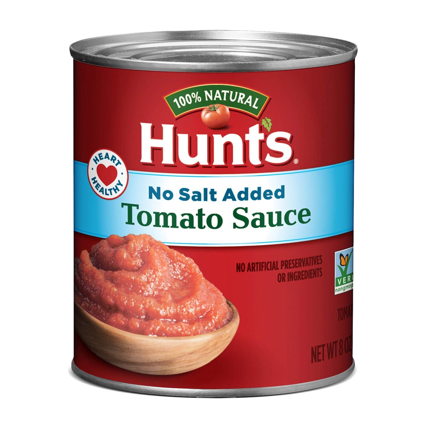 Hunts Tomato Sauce No Salt Added, Keto Friendly, 8 oz
