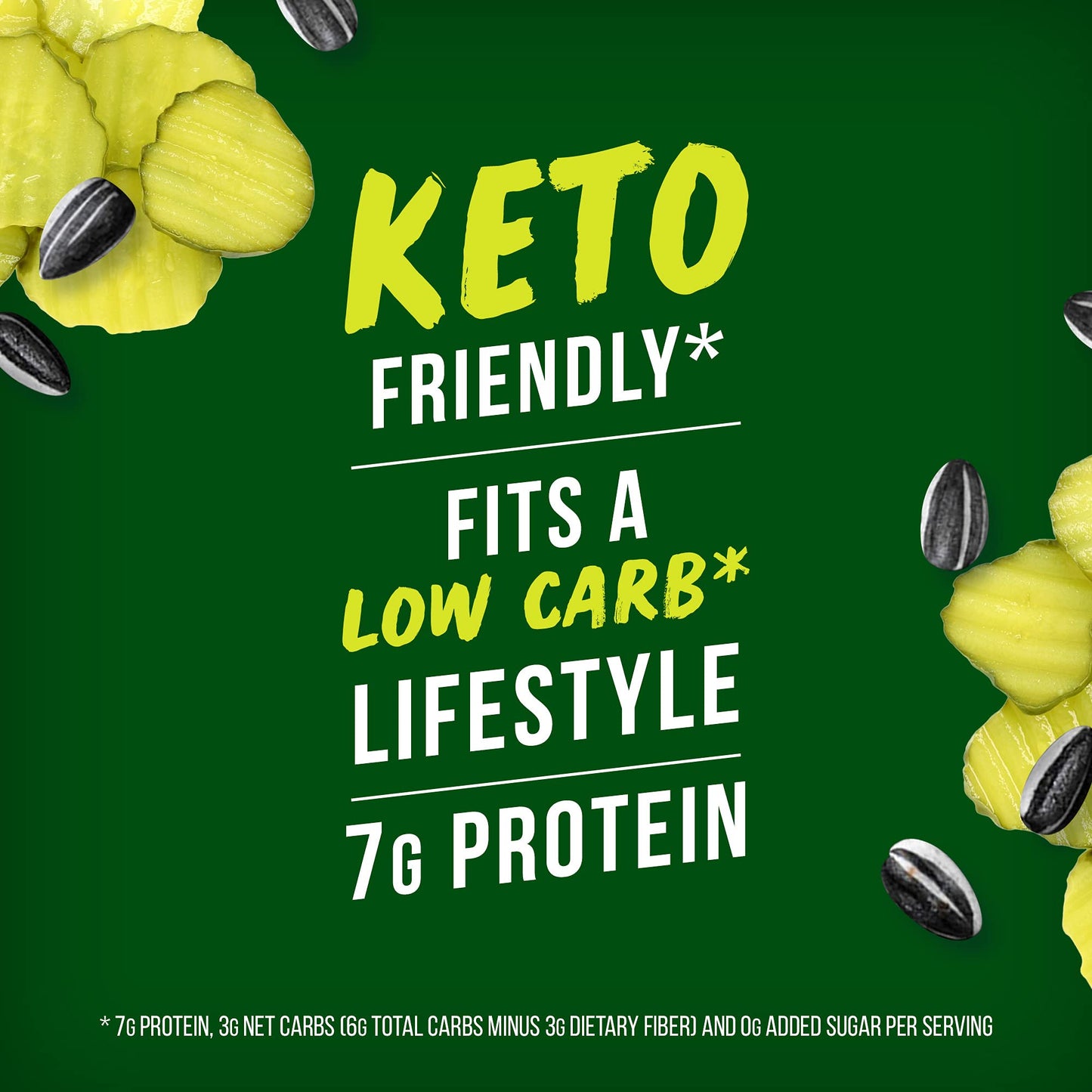 BIGS Vlasic Dill Pickle Sunflower Seeds, Keto Friendly Snack, Low Carb Lifestyle, 5.35 oz Bag