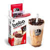 J WAY Instant Boba Bubble Pearl Milk Tea Kit - Brown Sugar Tapioca, 3 Servings, Ready in Under 1 Minute, Paper Straws Included