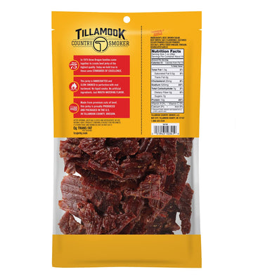 Tillamook Country Smoker Beef Jerky, Old Fashioned, 10 Ounce, Pack of 1, Real Hardwood Smoked