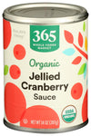 365 By Whole Foods Market, Sauce Cranberry Jellied Organic, 14 Ounce
