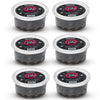 Valesco Whole Oil Cured Black Olives for Snacking, Salads & Charcuterie Boards (6 Oz) Pack of 6
