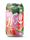 Nixie Sparkling Water, Watermelon Mint | 12 Fl Oz Cans, 24 Pack | Organic, Vegan, Non-Gmo, Gluten Free, 0 Calories, 0 Sugar, 0 S