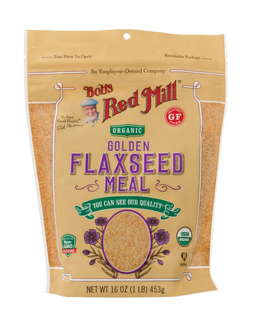 Bob'S Red Mill Organic Golden Flaxseed Meal, 16Oz (Pack Of 4) - Non Gmo, Vegan, Paleo Friendly, Keto Friendly, Kosher