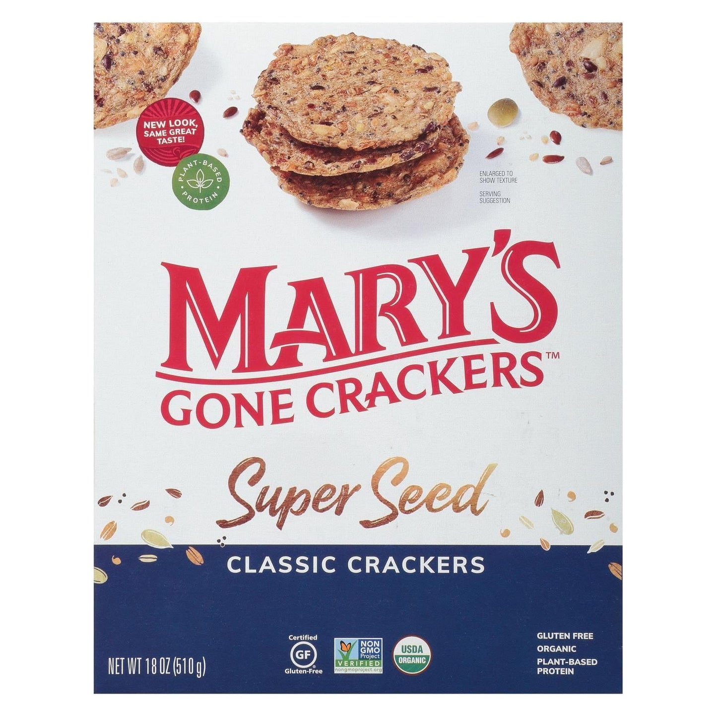 Mary'S Gone Crackers Cracker, Super Seed, 18 Ounce (Packaging May Vary)