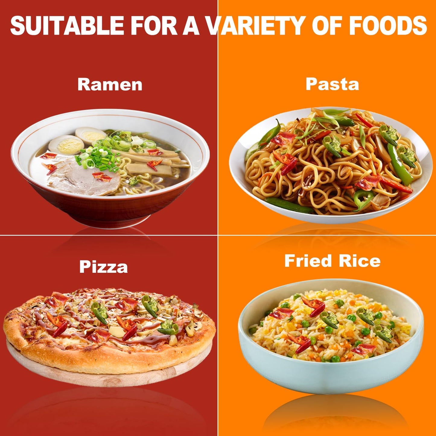 21Oz Dried Bell Peppers Mix, Natural Dehydrated Red & Green Bell Pepper Flakes, Perfect Toppings For Ramen, Vegetables Soup, Ste