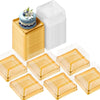 BenRan Mooncake Box Set for 50g/63g/75g/100g/125g - Gold (50 Sets), Polyethylene, Model MCC03