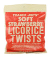 Trader Joe'S Soft Licorice Twists 8Oz (Strawberry Licorice, 1 Pack)