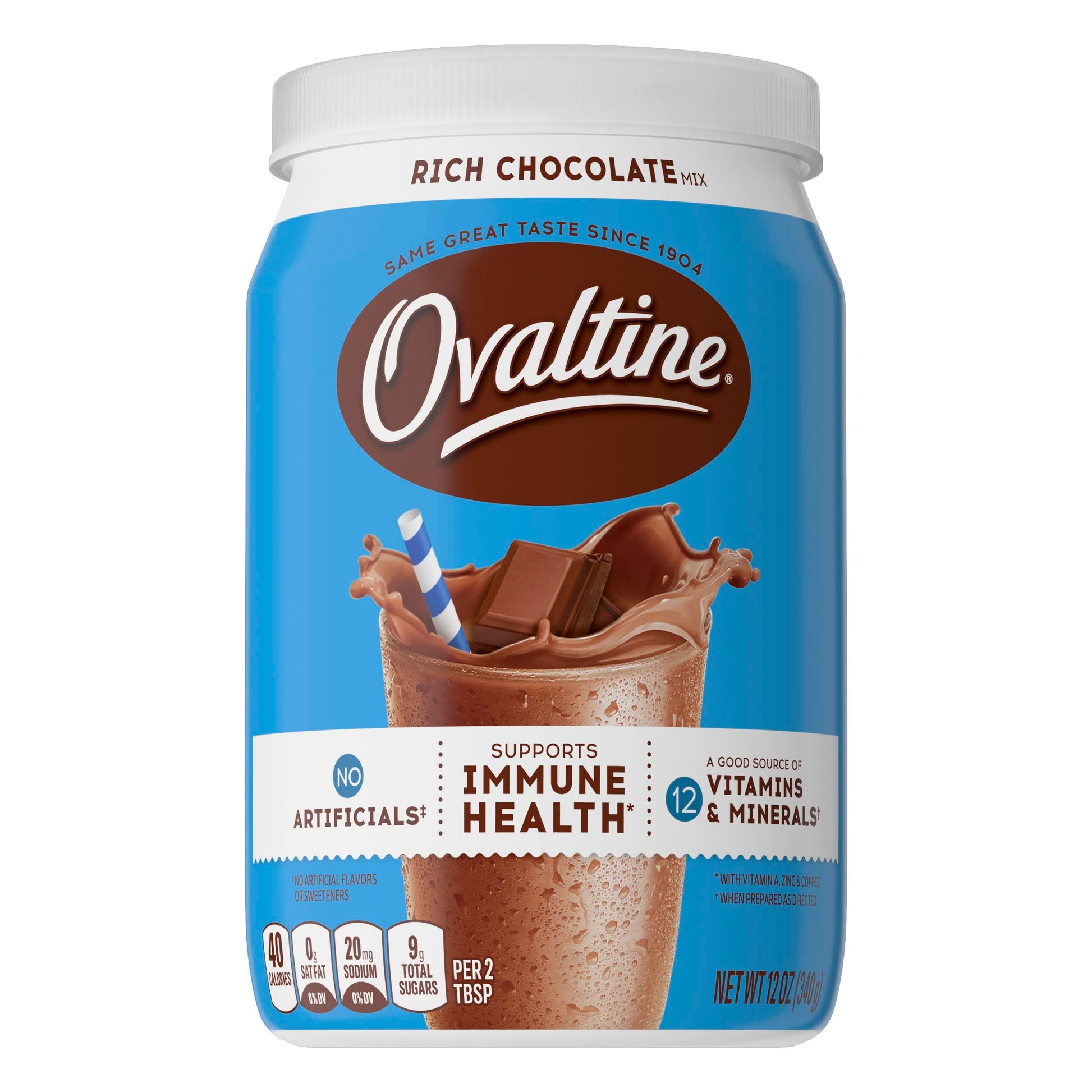 Ovaltine Rich Chocolate - 12 Oz (Pack Of 6)