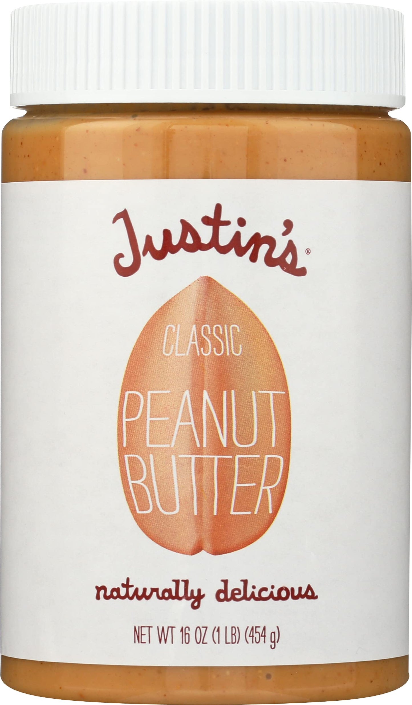Justins Nut Butter Peanut Butter Classic 16 Ounce