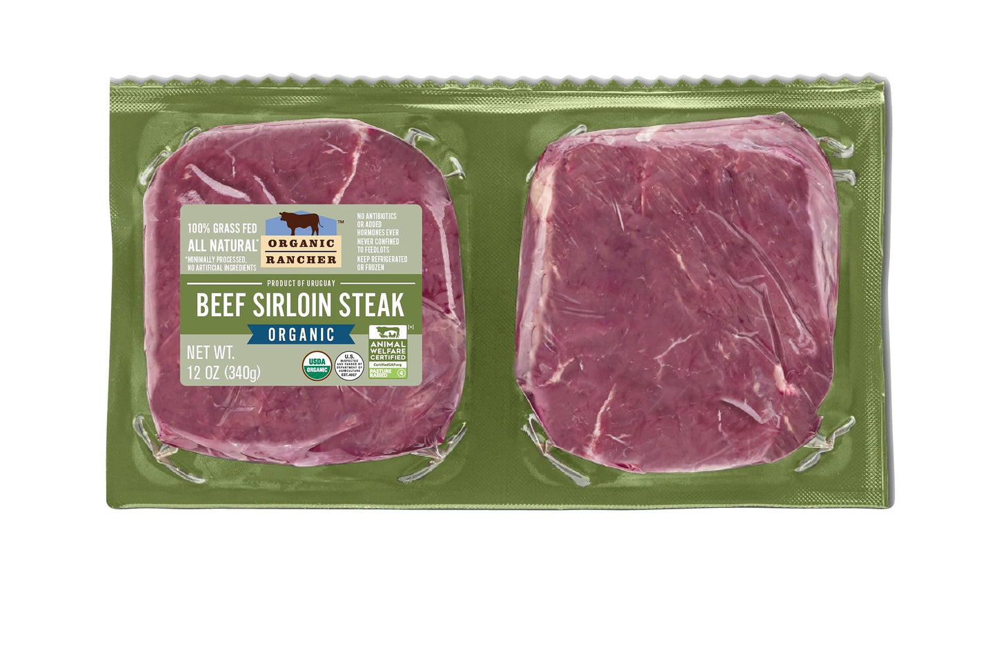 Organic Rancher Organic Beef Top Sirloin Steak, 12 Oz