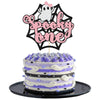 Gyufise 1Pc The Spooky One Cake Topper Pink Glitter The Spooky One Halloween Cake Picks 1St Birthday Cake Decorations For Hallow