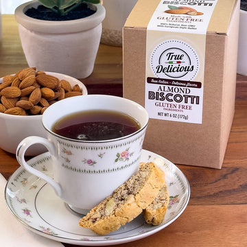 True Delicious Almond Biscotti, Gluten Free, Individually Wrapped, 6oz (Pack of 4), Model TDIWGFAB4PA
