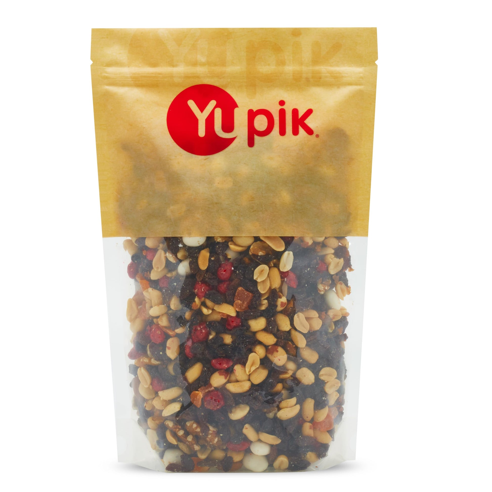 Yupik Camp Trail Mix, 2.2 Lb, A Mix Of Raisins, Papaya, Almonds, Peanuts, Walnuts, Yogurt Covered Raisins, And Candy Covered Pea