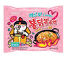 Samyang Buldak Chicken Stir Fried Ramen Korean Ramen (Carbo, 10 Pack)