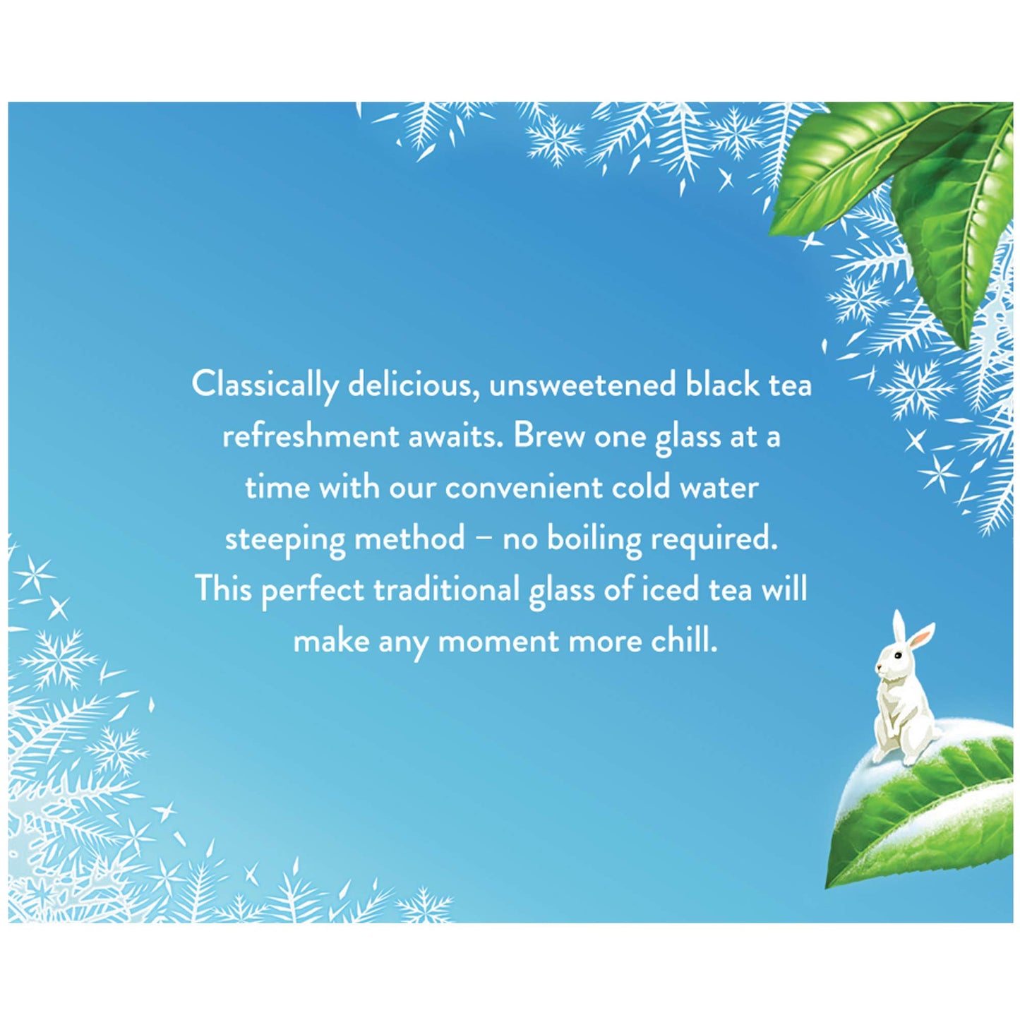 Celestial Seasonings Cold Brew Iced Tea, Unsweetened, Caffeinated, 18 Tea Bags, Pack of 6