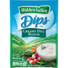 Hidden Valley Ranch Dip And Salad Dressing Mix .9 - 1.1Oz Packs (Pack Of 12) (Creamy Dill)