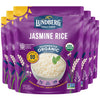 Lundberg Jasmine Rice, Ready In 90 Seconds, 6-Pack – Regenerative Organic Certified Long Grain White Rice, Microwavable, Fluffy, Non-Sticky, Aromatic Organic Rice, 8 Oz Ea