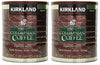 Kirkland Signature Signature Swa 100% Colombian Coffee, Supremo Bean Dark Roast-Fine Grind, 3 Pound (2 Cans)