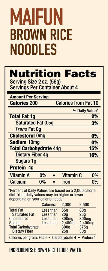 Annie Chun'S Brown Rice Noodles, Maifun | Vegan, 8-Oz (Pack Of 6) | Whole Grain | Gluten-Free Alternative To Angel Hair Pasta (4