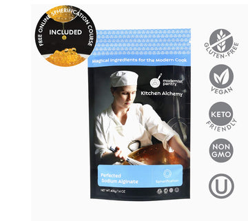 Perfected Sodium Alginate Non-Gmo Vegan Ou Kosher Certified - 400G/14Oz