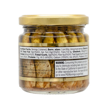 MW Polar Naturally Alder Wood Smoked Brisling Sardines in Olive Oil 6.5oz Jar (Pack of 12) | Kosher Friendly Wild-Caught Hand-Packed High in Omega-3 Keto Paleo Gluten-Free Non-GMO