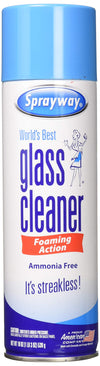 Sprayway Streakless Glass Cleaner 19 Ounce (Pack Of 3) Made In Usa, Blue And White (Package May Vary)
